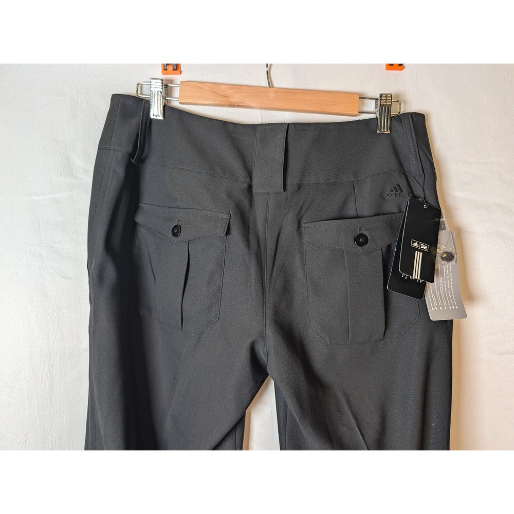 Adidas Golf Climalite Black Straight Leg Cargo Pants TW6002S3CLPNT Size 10